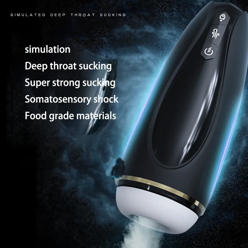 

S333 Men's Fully Automatic Aircraft Cup Simulation Men's Products Electric Massager Masturator True Yin Clip Suction Telescopic