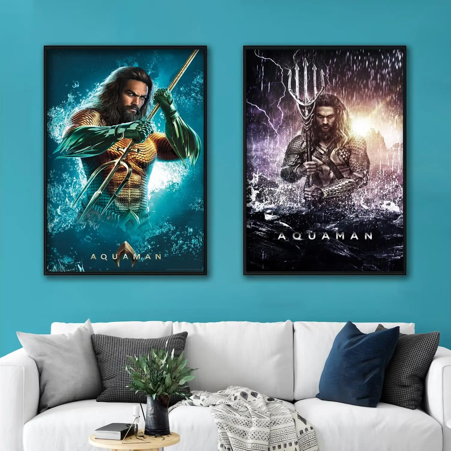 

aquaman Movie Decorative Canvas Posters Room Bar Cafe Decor Gift Print Art Wall Paintings