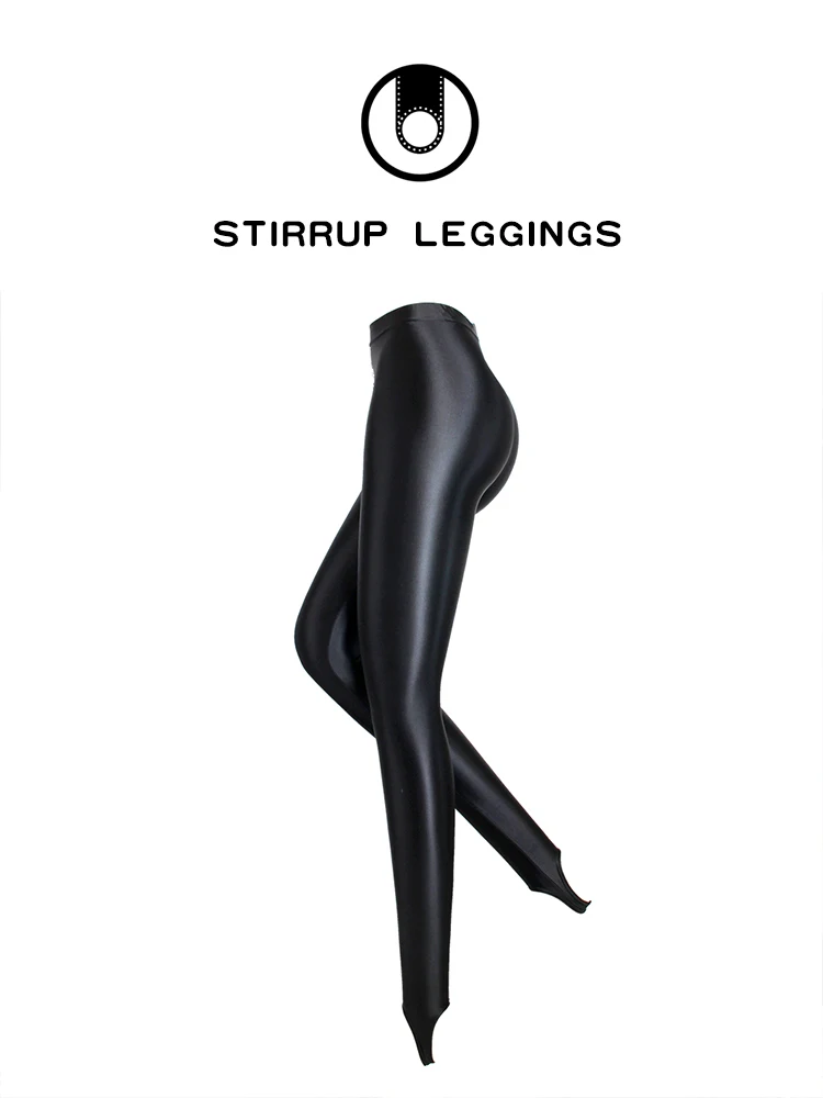 Seamless stirrup leggings