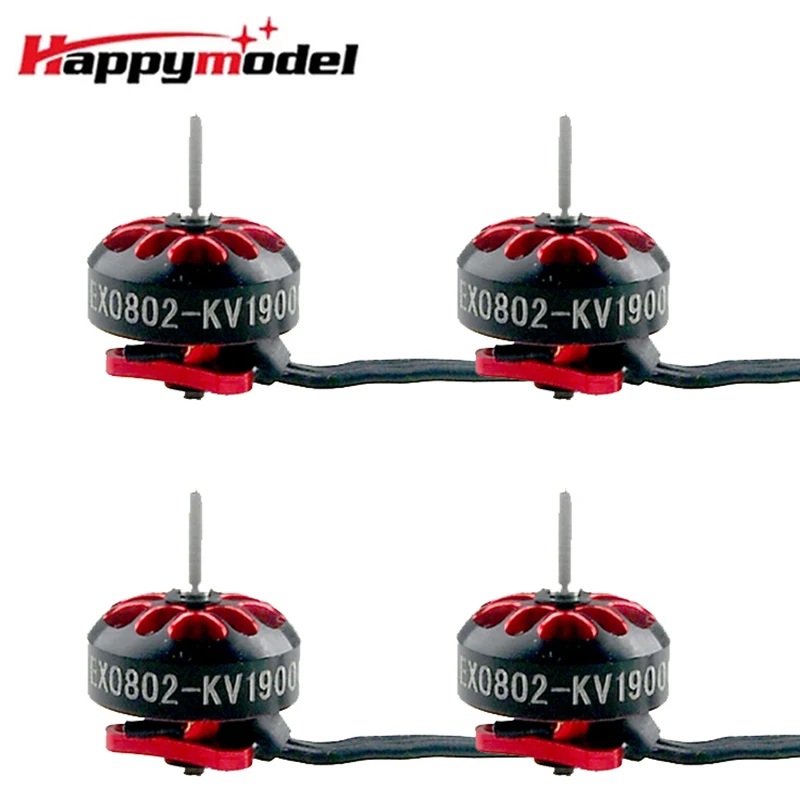 Happymodel EX0802 19000KV 25000KV 1-2S бесщеточный двигатель для радиоуправляемых FPV гоночных беспилотных летательных аппаратов Mobula6 HD Tinywhoop