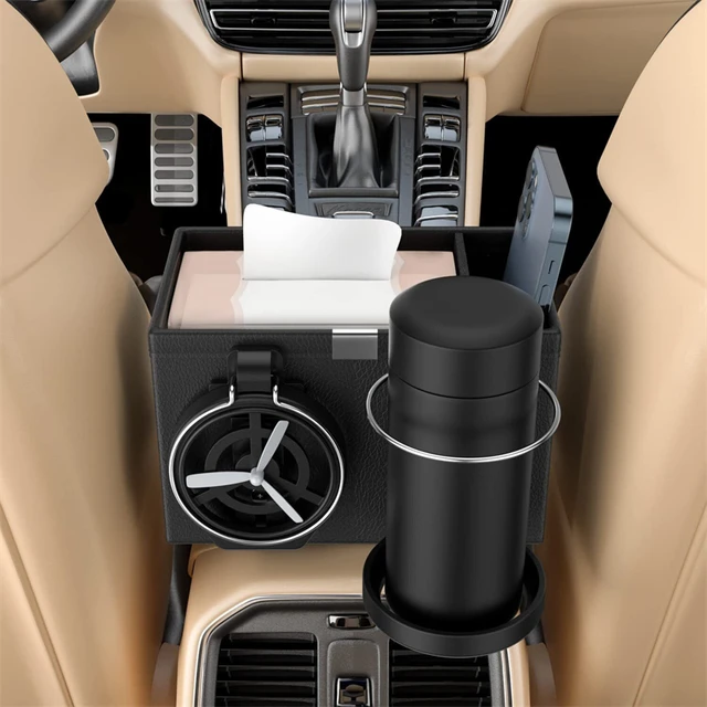 Universal Car Armrest Center Console Box Organizer Cup Holder