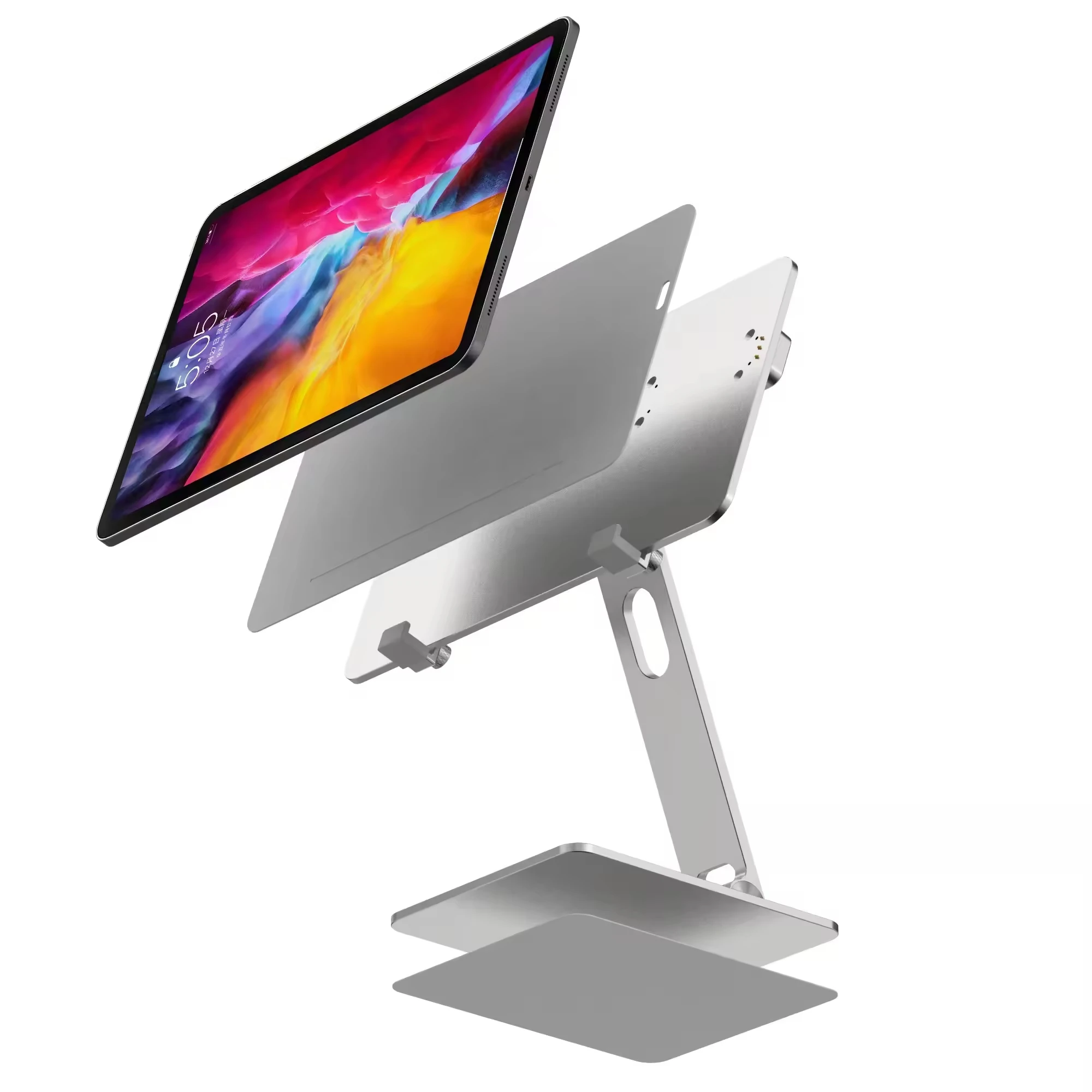 新品 iPad Pro 13 M4 マグネット 充電アルミスタンド 卓上360度 71c4DgT7vAL._AC_UF350,