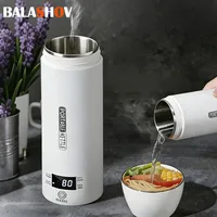 Electric Kettle Small Portable Stainless Steel Bottles for Boiling Water Travel Tea Coffee  Automatic 500ml Kettle for Camping