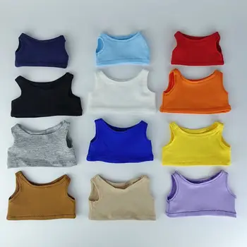 سترة دمية محشوة بالقطن ملابس تأثيري ، ملابس بديلة ، تيشيرت بلا أكمام ، إكسسوارات تصنعها بنفسك ، 10 ، هدية دمى 4