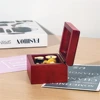 Wooden Vintage Music Box 18 Tones Wind-up Musical Box La Vie En Rose Over The Rainbow Jingle Bells Merry Go Round Birthday Gifts 3