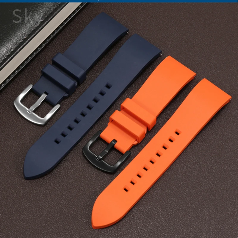 Cinturino Per Orologio Maschile In Silicone Per Seiko No. 5 Tissot Rolex Luxury Diving Rubber Mido Longines Casio Citizen Watch Band 20Mm 22Mm