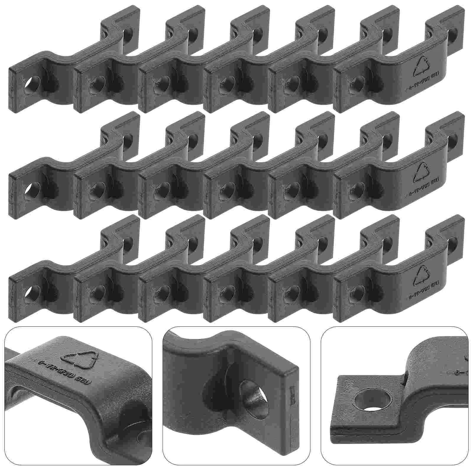

20 Pcs Fastener Cable Holder Cord Clip Organizer Clips Speaker Wire Holders Management Folder