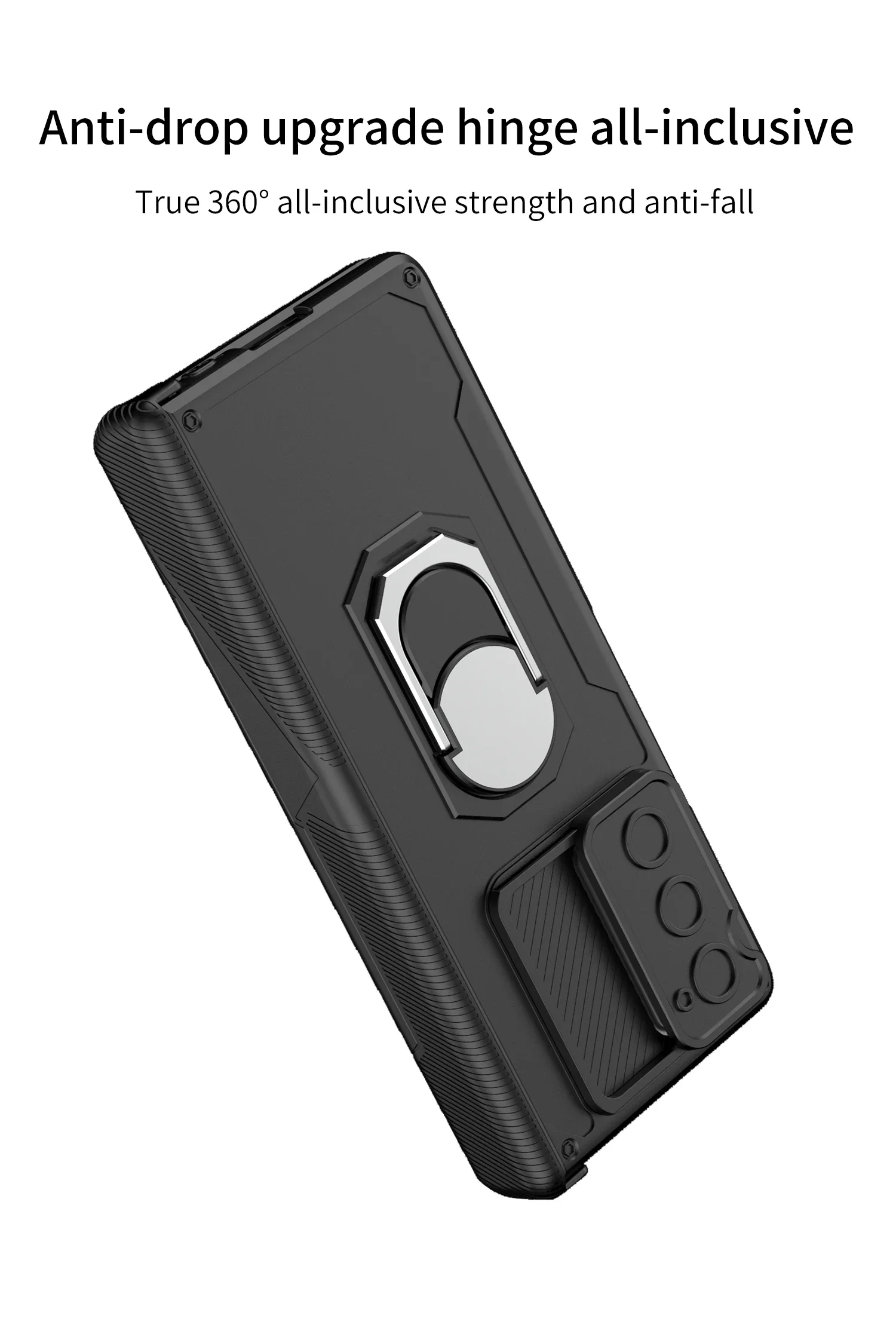 Magnetic Hinge Armor Plastic Case For Samsung Galaxy Z Fold 2 Outer Glass Protec