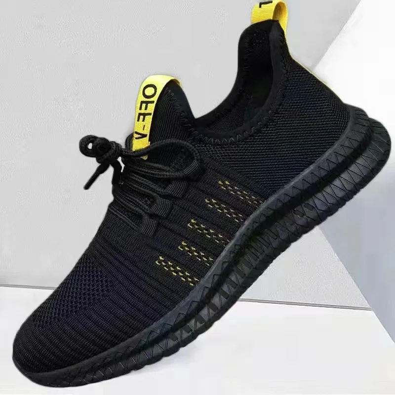 Four bar men's walking shoes with soft sole and soft surface, comfortable and breathable running shoes for men 3