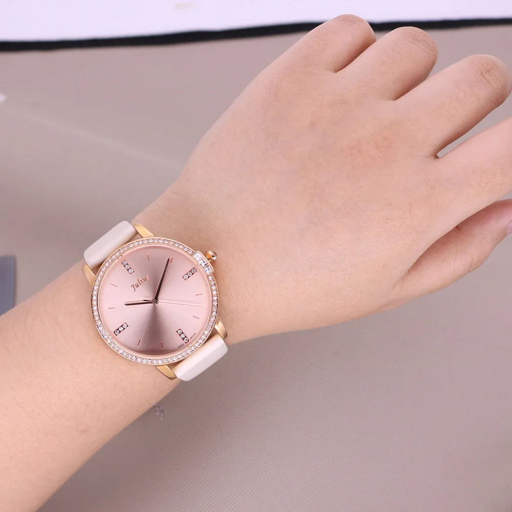 Top Julius Lady Women's Watch Japan Quartz Fine Fashion Hours Clock Dress Bracelet Leather School Girl Birthday Gift No Box 6