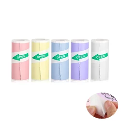 Colorful Sticker Tape Rolls for Camera Printers - Perfect for Notes, Photos, and DIY Projects (5 Rolls)