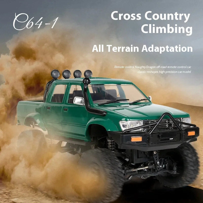 Wpl C64-1 1:16 Four-Wheel Off-Road Vehicle Model Remote Control Electric Car Toy Rc Jimny Cartoy Ja11 For Kids Christmas Gifts 3