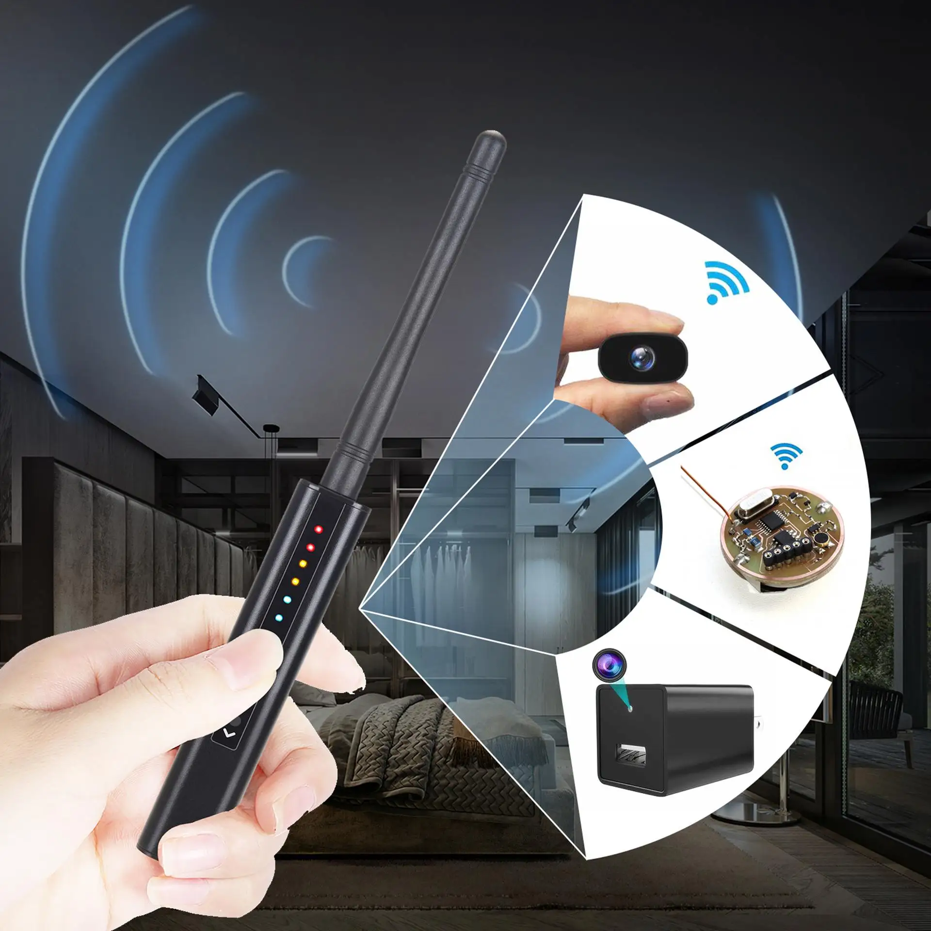 G728 Anti Candid Detector Bug Spy Camera Locator