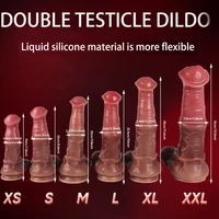 Realistischer riesiger Pferdeknoten-Dildo, Sexspielzeug für Frauen, 6 Größen, Tier-Penis, Analplug, Prostata, weicher Saugnapf, Erwachsenenprodukt ab 18 Jahren 1