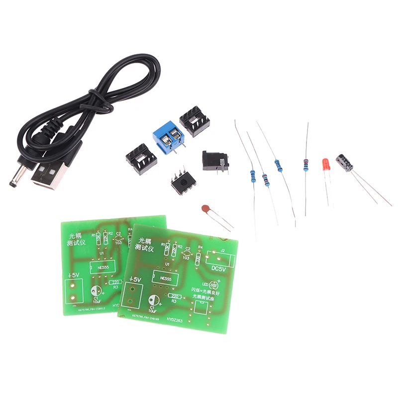 

Optocoupler Tester Kit Board Practice Welding DIY Electronic Product Spare Parts