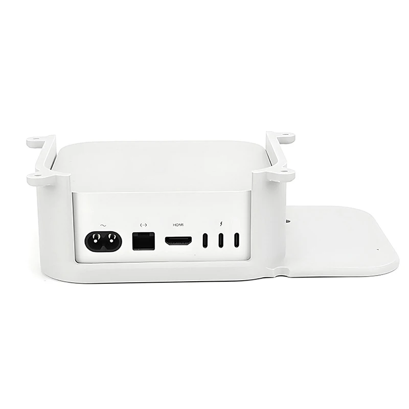 Under Desk Mounting Stand Case With Screws Mini Computer Holder For Mac Mini M4 Desktop PC Stand Bracket laptop stand laptop riser stand laptop mount mac mini stand