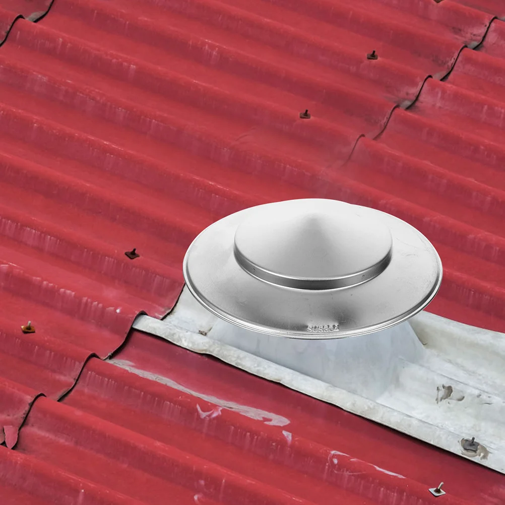 

Chimney Cap Cover Vent Protector Rain Smoke Tube Hood Roof Weatherproof Ducting Ventilation
