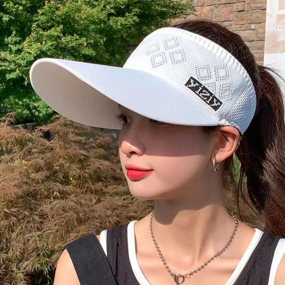 

Anti-Sun Empty Top Hat Hot Sale Breathable Elastic Beach Hats Anti-UV Sunscreen Hat Summer