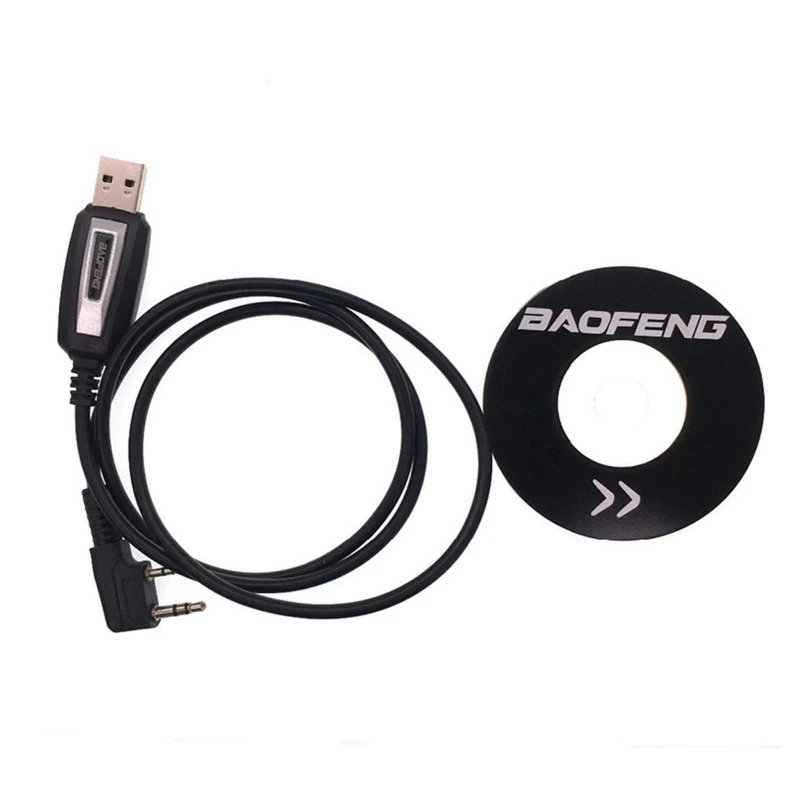 

2024 New Portable Radios USB Programming Cables for BaoFeng UV5R/888s Walkie-Talkie USB Data Cable K Connector Wires