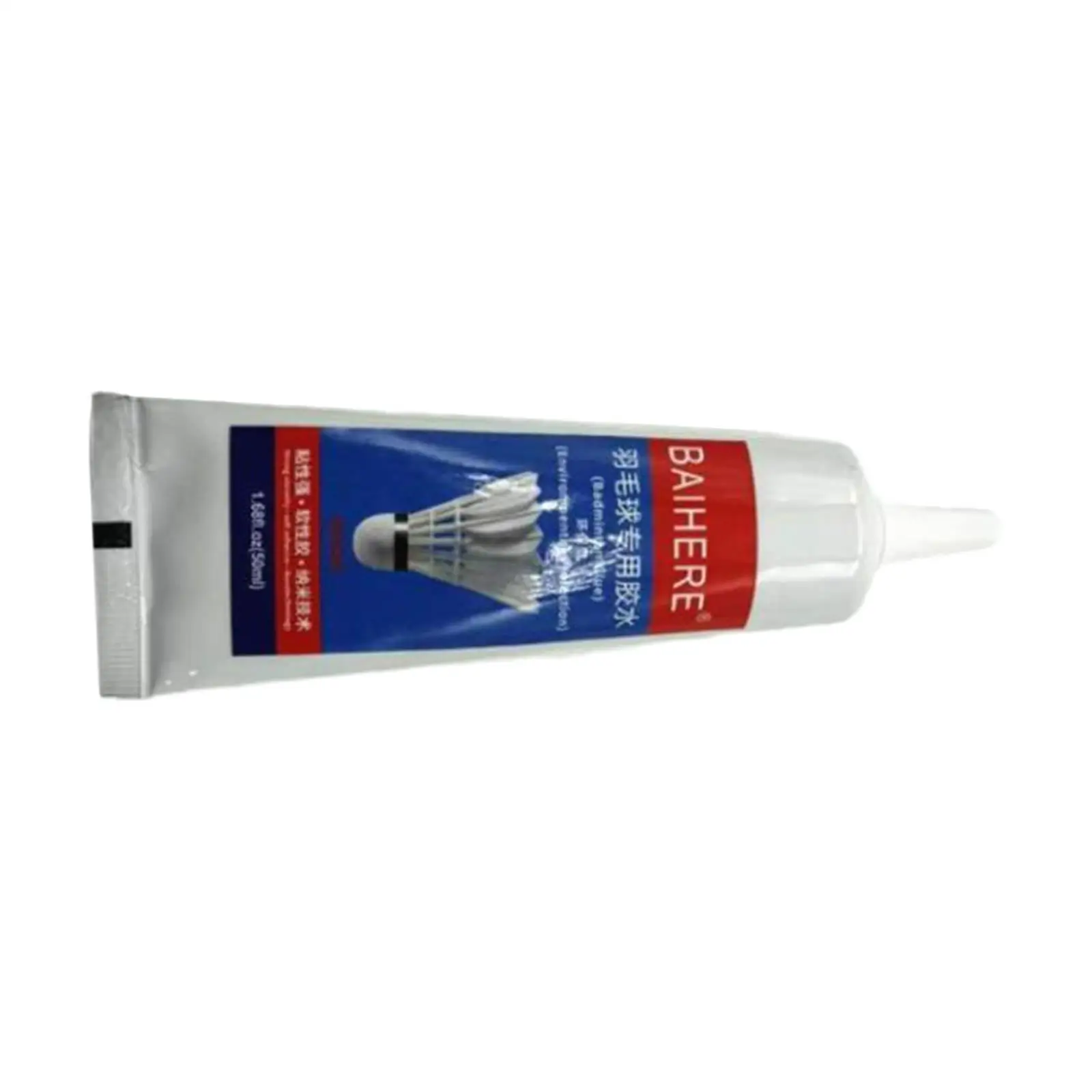 Badminton Repair Glue Water Glue Fast Drying Filling 50ml Shuttlecock Birdie for Volleyball, Football, Basketball