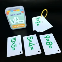 Montessori Math Toys Math Flash Cards Addition Subtraction Multiplication Division Educational Math Game Children Arithmetic Toy 1