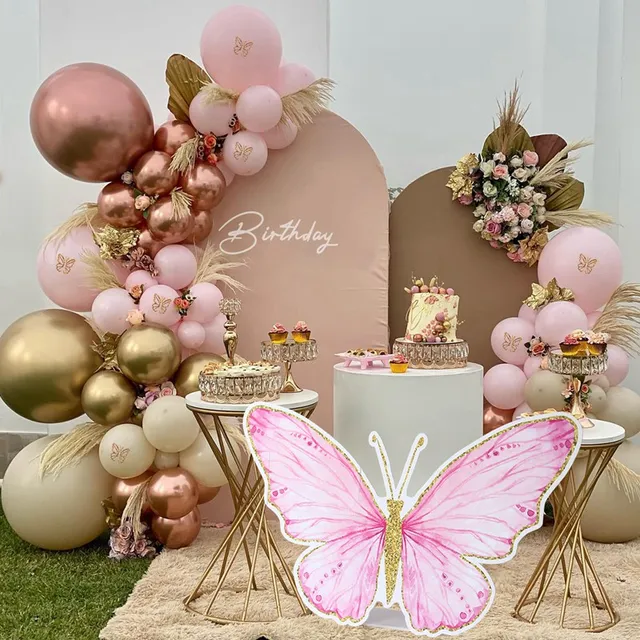 Pink Butterfly Birthday Backdrop Happy 1st First Birthday Party Decorations Kids Girl Butterfly Decoration Baby Shower - AliExpress pink-butterfly-birthday-backdrop-happy-1st-first-birthday-party-decorations-kids-girl-butterfly-decoration-baby-shower-aliexpress
