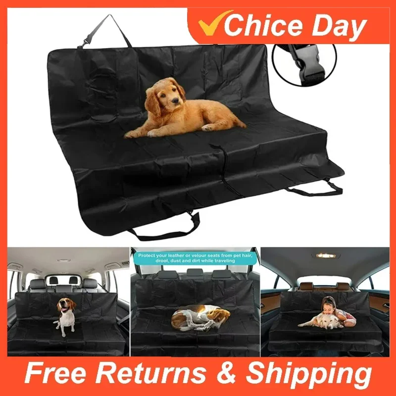 New Dog Car Seat Cover Waterproof Pet Carrier Backseat Cushion Mat for Dogs Folding Cat Hammock Trunk Rear Back Seat