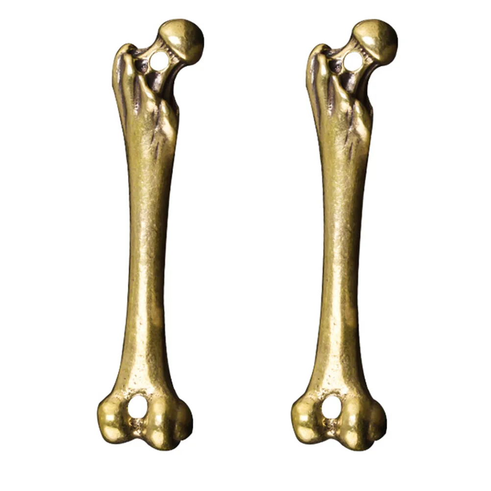 

2 Pcs Keychain for Keys Bone Pendant Hanging Ornament Decorations Animal Keychains