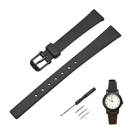 Ultra - Thin Waterproof Silicone Watchband - Soft Sport Wristband - 12mm (Black)