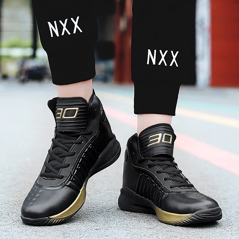 Brand Men Basketball Shoes Professional Basketball Sneakers Children Non-slip High-top Breathable Women Training Basket Shoes