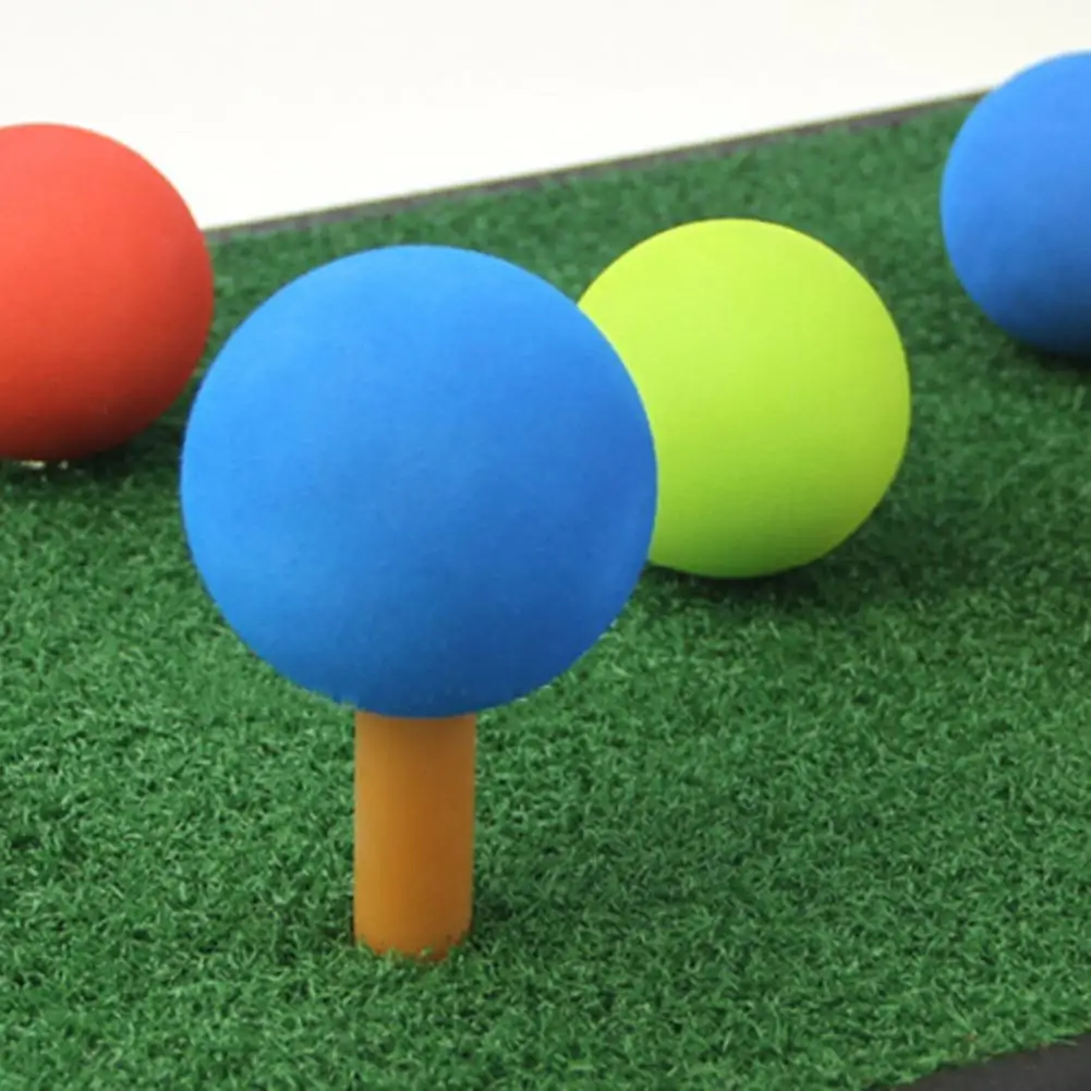 60mm 2Pcs Beautiful Supersoft Foam Balls Golf/Tennis Sponge Balls Environmentally Friendly   for Tennis Training