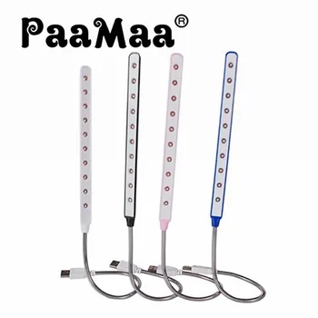 미니 USB 접이식 야간 조명, LED 독서 테이블 램프, 휴대용 노트북 전원 소켓 조명, 책상 장식 PC 키보드 조명