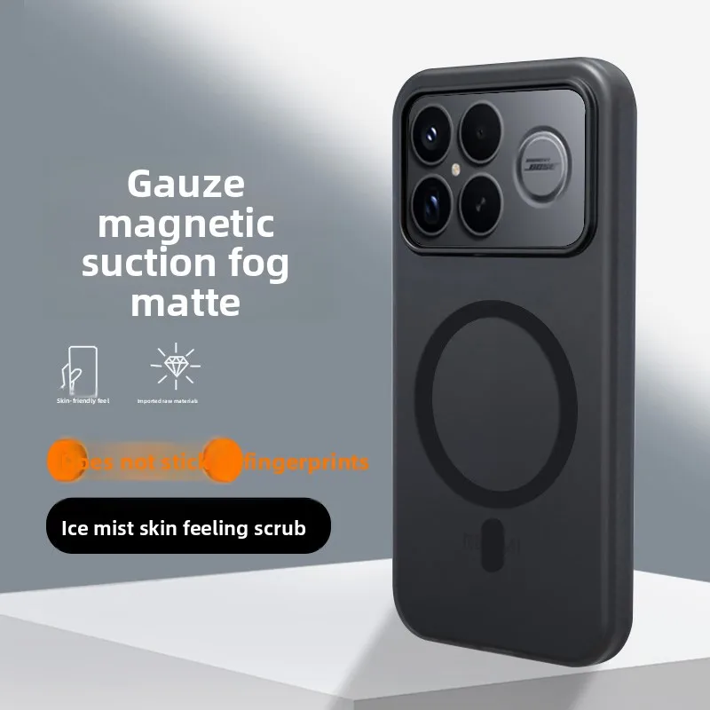 Luxurious Matte Magnetic Shockproof Bumper Case