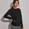 Women Yoga Shirt Fitness Sexy Sports Gym Crop Top Running Long Sleeve Blouse Winter T-Shirt Workout Sportswear 1