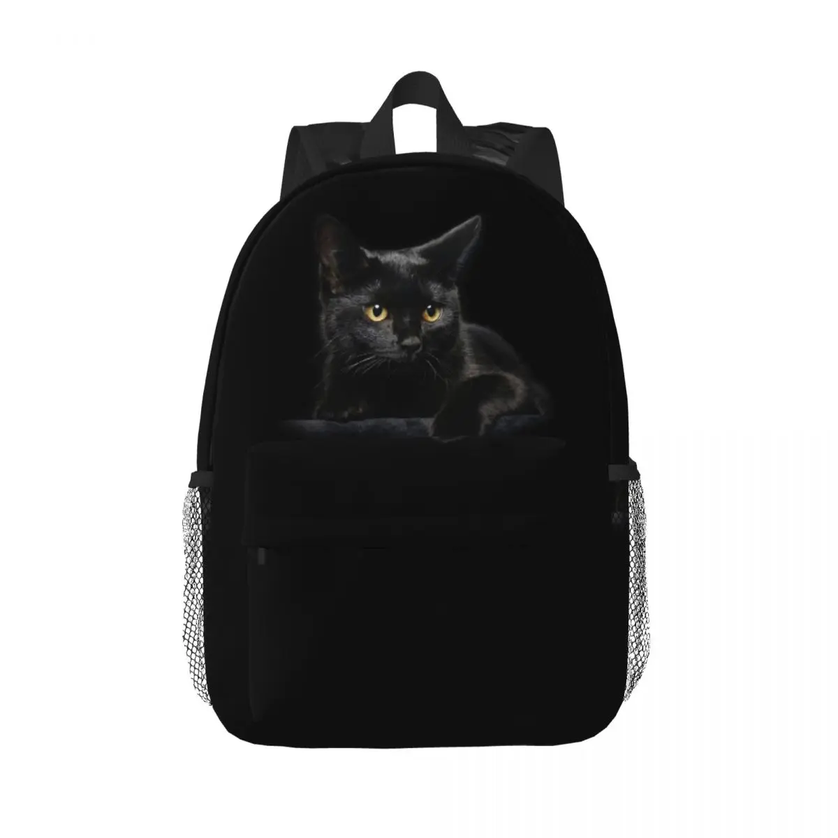 

Black Cat Backpacks Teenager Bookbag Casual Students School Bags Travel Rucksack Shoulder Bag Large Capacity