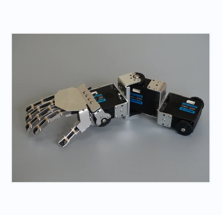 Mano Robotica Assemblata AmazingHand 3 DOF, Cinque Dita, Palmo Bionico, Artiglio per Arduino, Mano Robotica Programmabile Sinistra/Destra - immagine 4