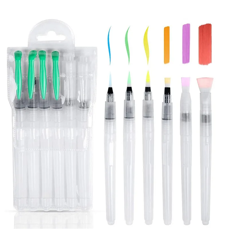 RefillableWaterColorBrushSet136PCSRefillablePaintBrushSoft