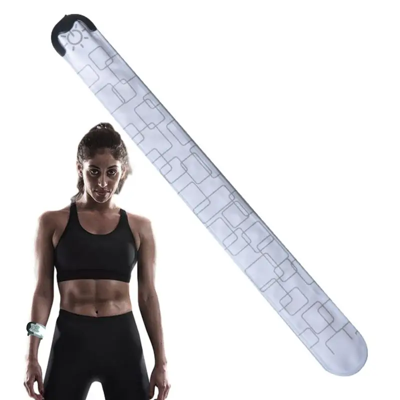 

LED Slap Bracelets Reflective Wrist Lights For Walking At Night Light Up Bands Running Light Armband Running Lights Reflective