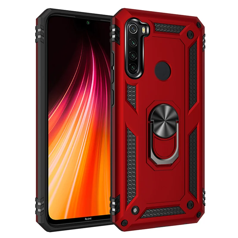 For Xiaomi Redmi Note 8T 7 8 Pro Case Luxury Armor Shockproof Phone Case For Redmi 7 8 7A 8A Car Magnetic Ring Holder Back Cover Sbf6c1cc4e4eb49b09532d809e977b774s