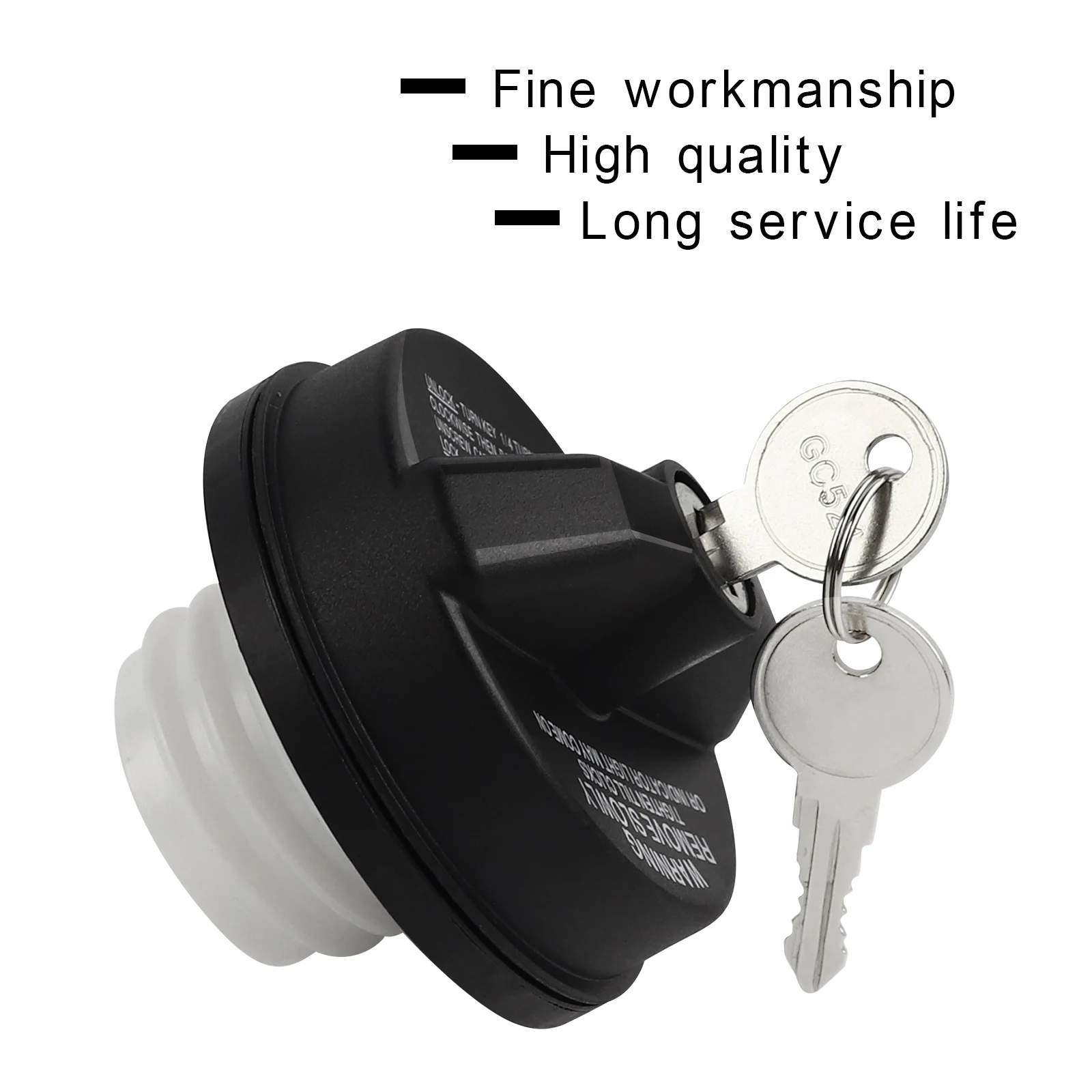 Fuel Cap 77300-47020 Locking Gas W/Keys For Chevy Toyota Tacoma Ford Nissan Honda GMC Infiniti Mazda Buick Cadillac