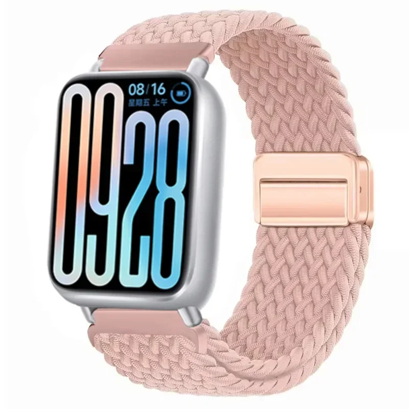 Nylon Braided Magnetic Buckle Strap - Breathable & Comfortable Replaceable Band