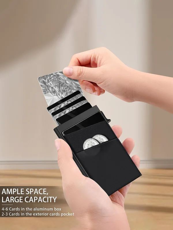 Anti-theft Cards Protectors Card Holder Minimalist Smart Wallet RFID...