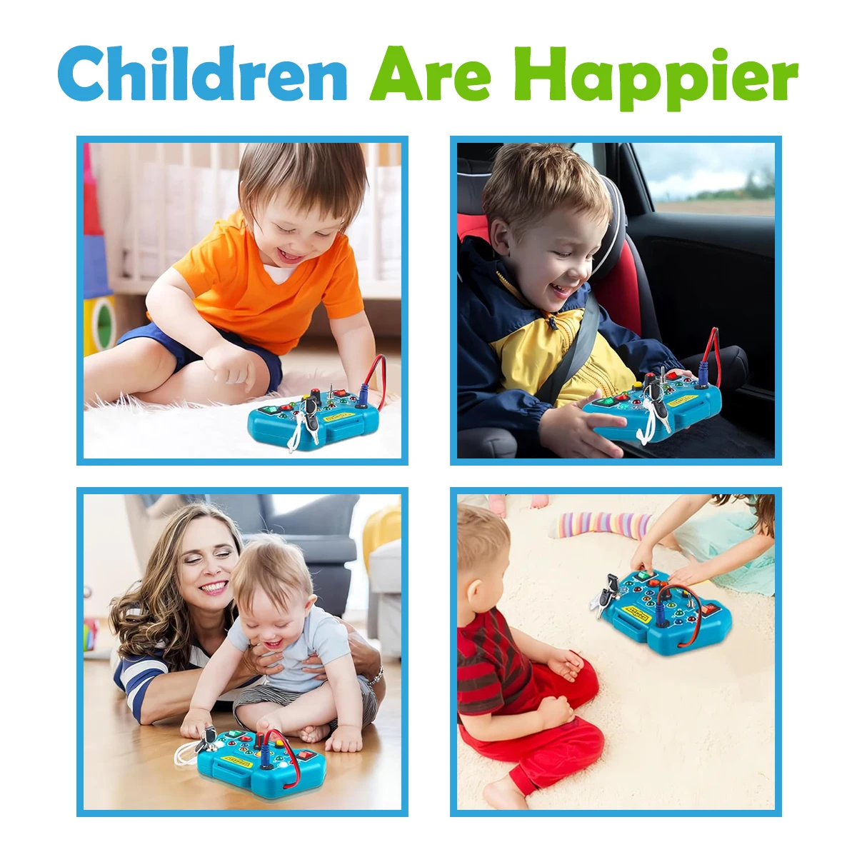 Montessori Busy Board Toys for Toddlers - Educational Learning Gifts for 3-Year-Old Boys & Girls 5
