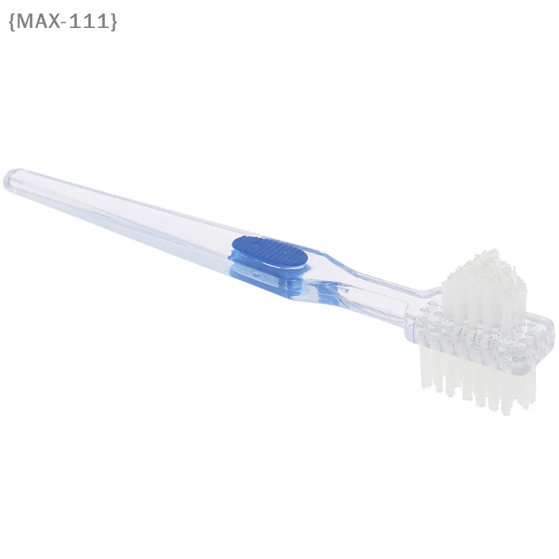 【F2-MAX111】양면 틀니 브러쉬 초극세모 헤드 틀니 칫솔 틀니 세척 틀니 브러쉬 구강 관리