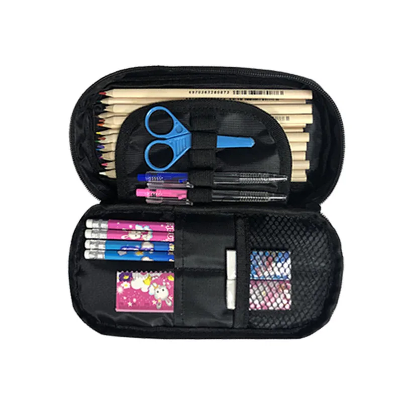 Cute Dinosaur Print Cosmetic Case Pencil Bag T-rex Skeleton Pen Box Kids Stationary Bags School Supplies Gift 6