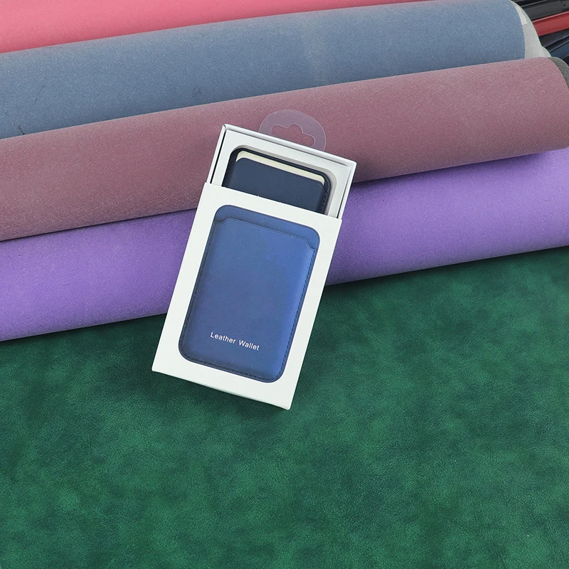 Leather Magnetic Wallet Card Holder Case - Sleek Phone Cover Accessory