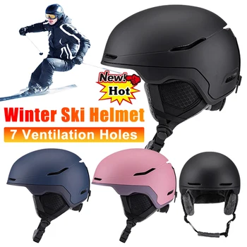 Children Winter Ski Helmet Outdoor Sports Snow Helmet Ski Safety Helmet Protective EPS Foam Snowboard Helmet Sports Accessories 2
