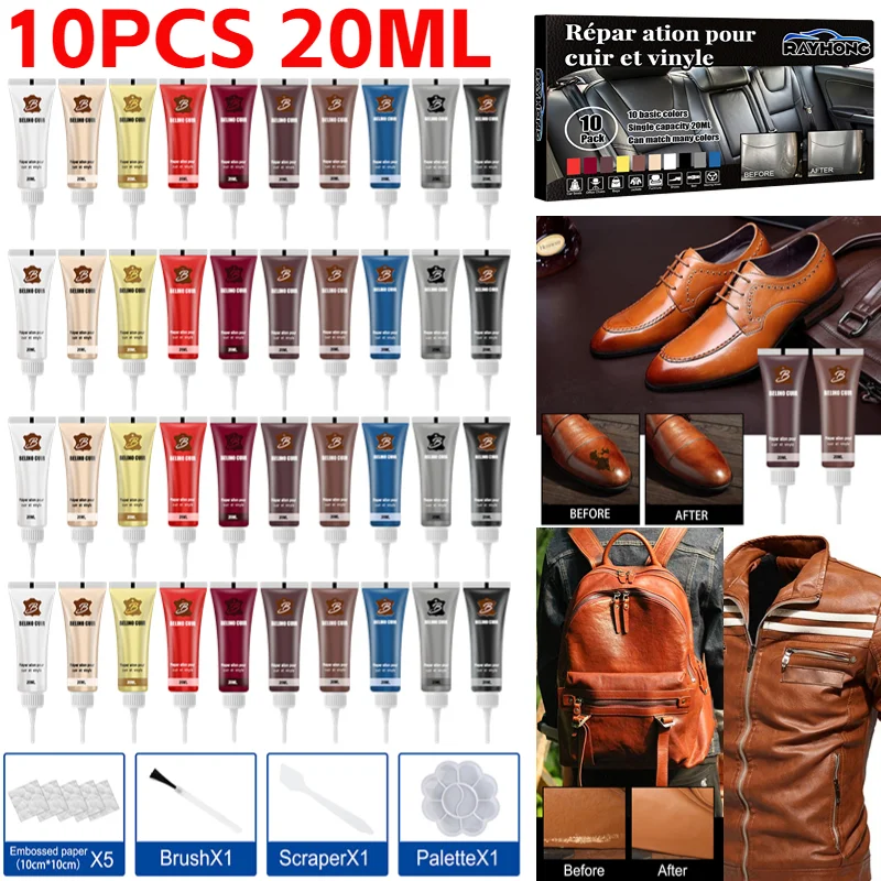 20ml Liquid Leather Repair Gel Color Repair Car Seat Leather