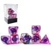 Bescon Dragon Eye RPG Dice Set of 7, Dragon Eye Polyhedral Dice Set, 6 Colors Available 4