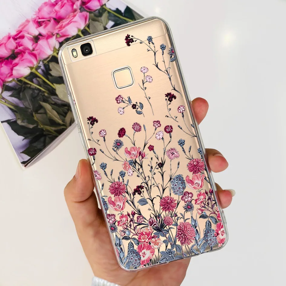 Transparent Soft Silicone Flower Design Case